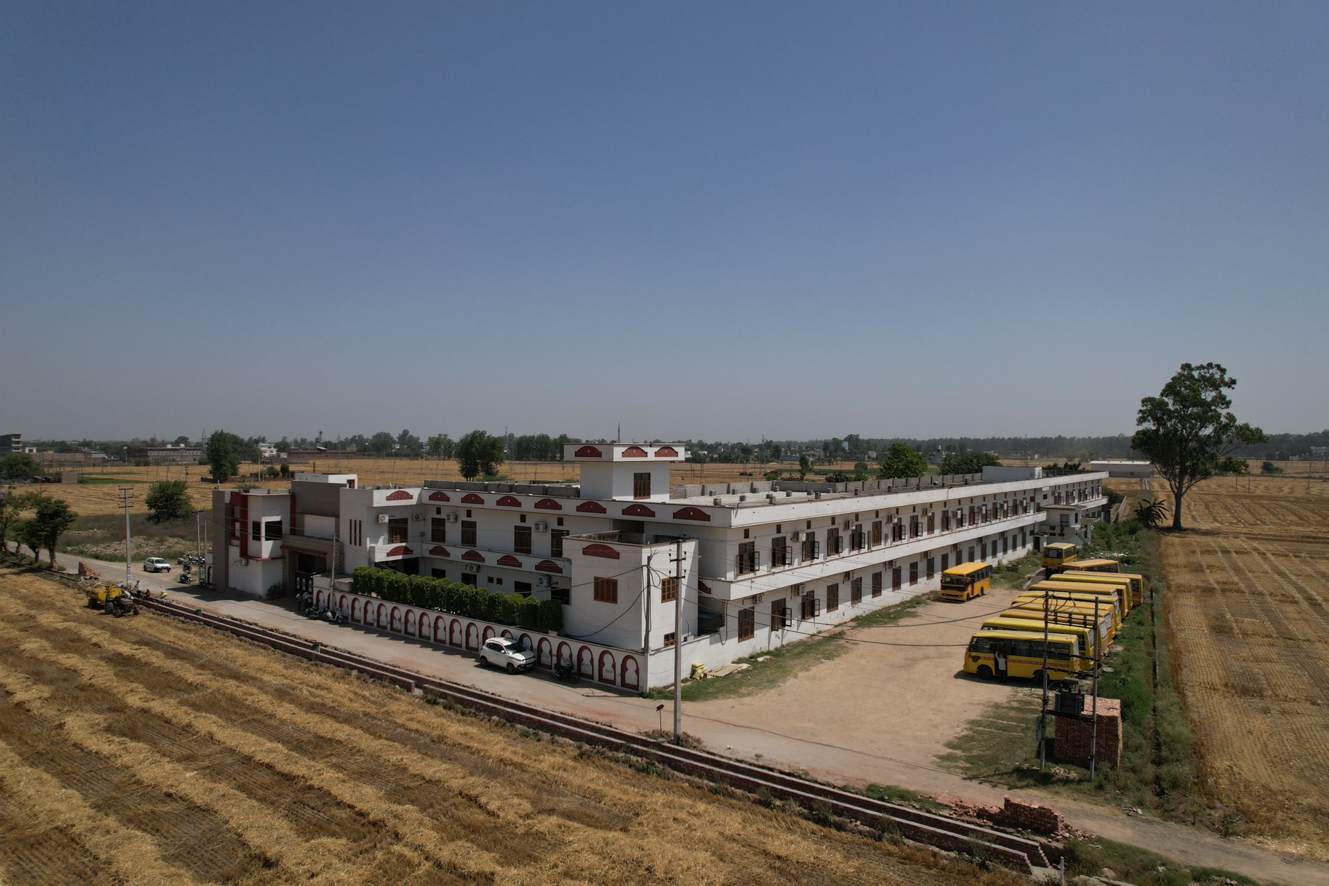 Maya Devi Goel Public School campus grounds, Pohir