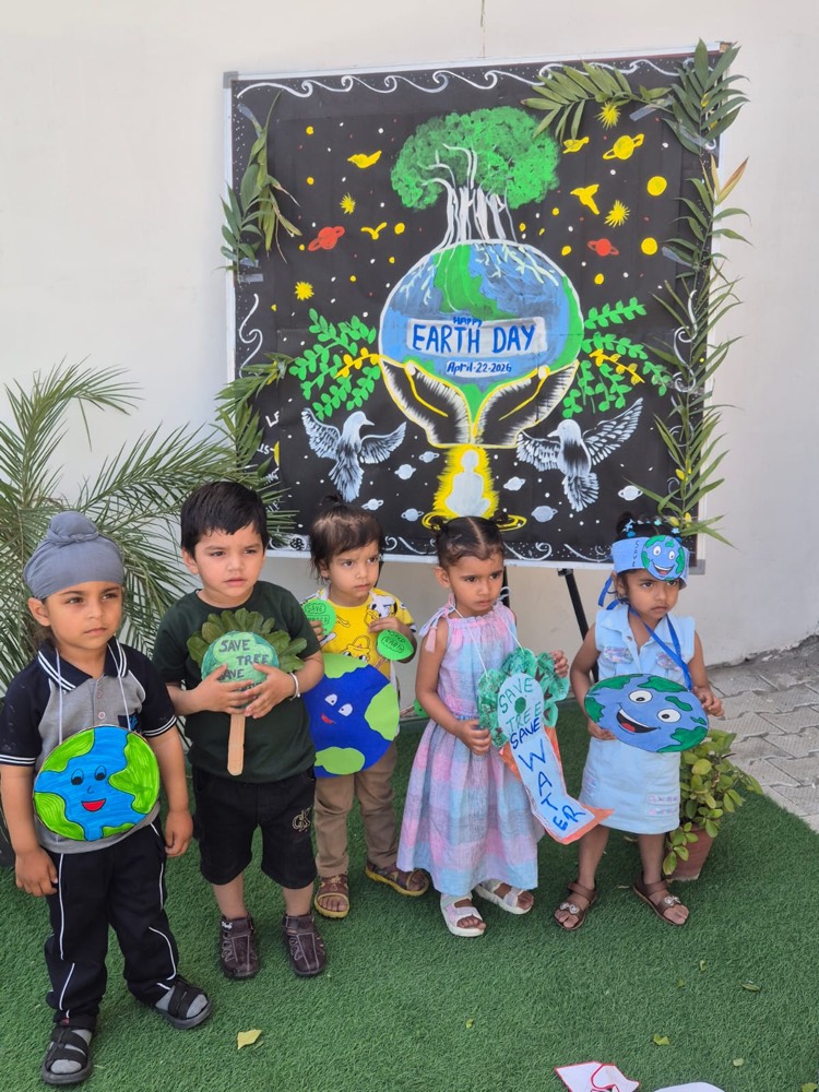 Young students at MDG Public School